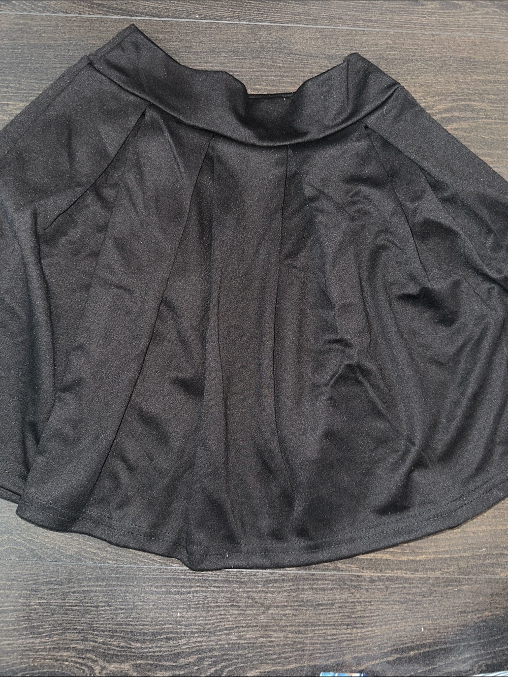 twik Black Circle Skater Skirt